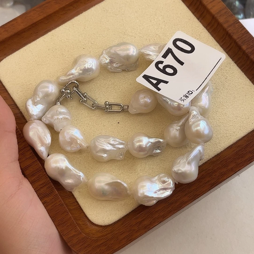 颈饰合金淡水珍珠