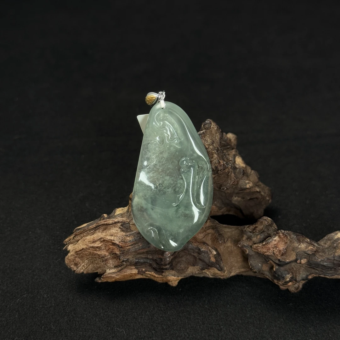 【诚翠拍品第九十七期午】翡翠26吊坠HQT7016金