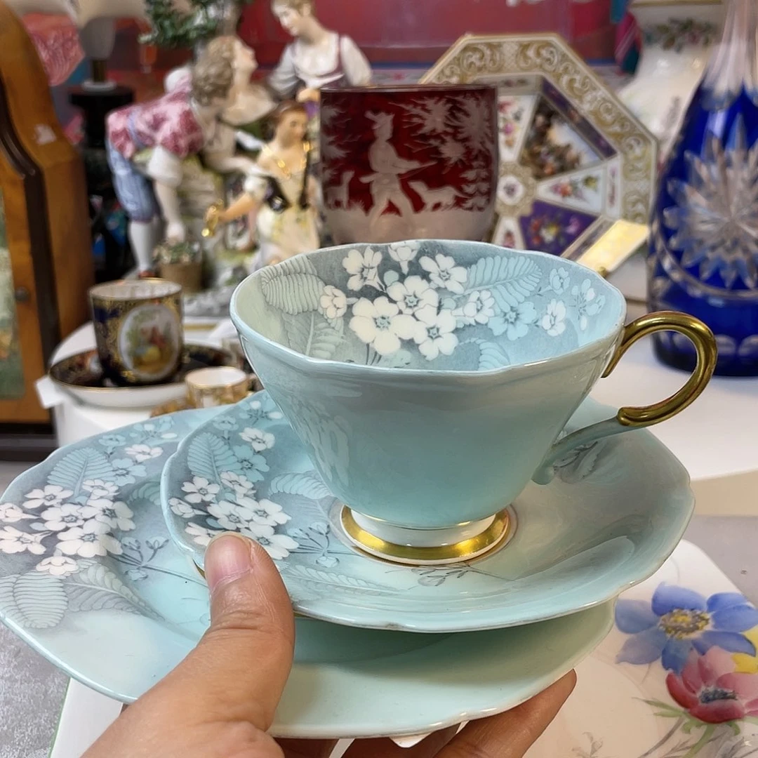 瓷器欧瓷咖啡杯水晶杯