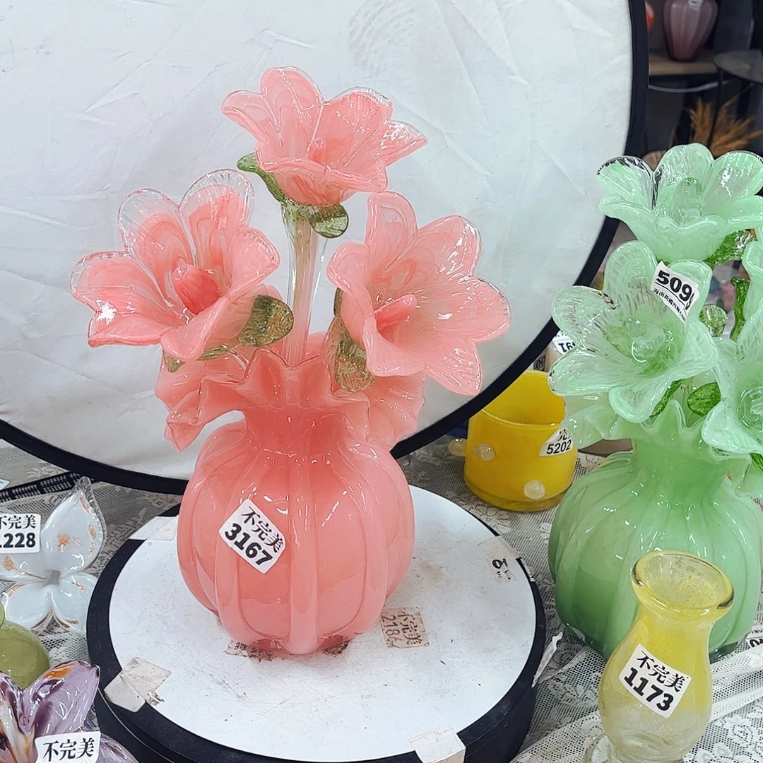 3花1不完美瓶 家悦琉璃工艺品