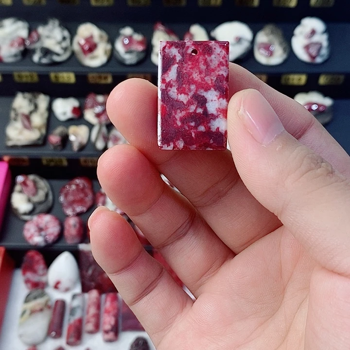 天然辰砂天然朱砂无事牌27