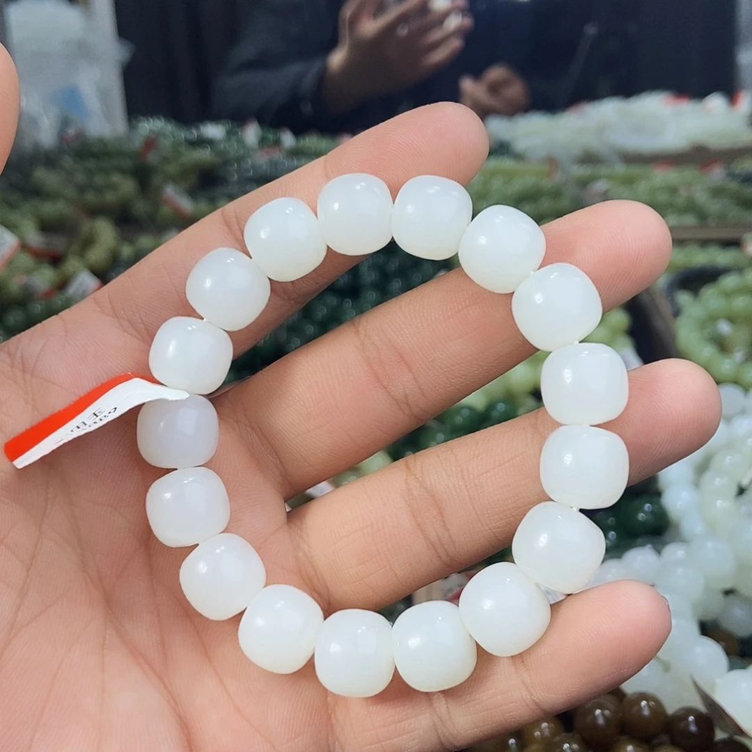 和田玉未镶嵌手串天然卡13且末天泰料多样性拍一发一