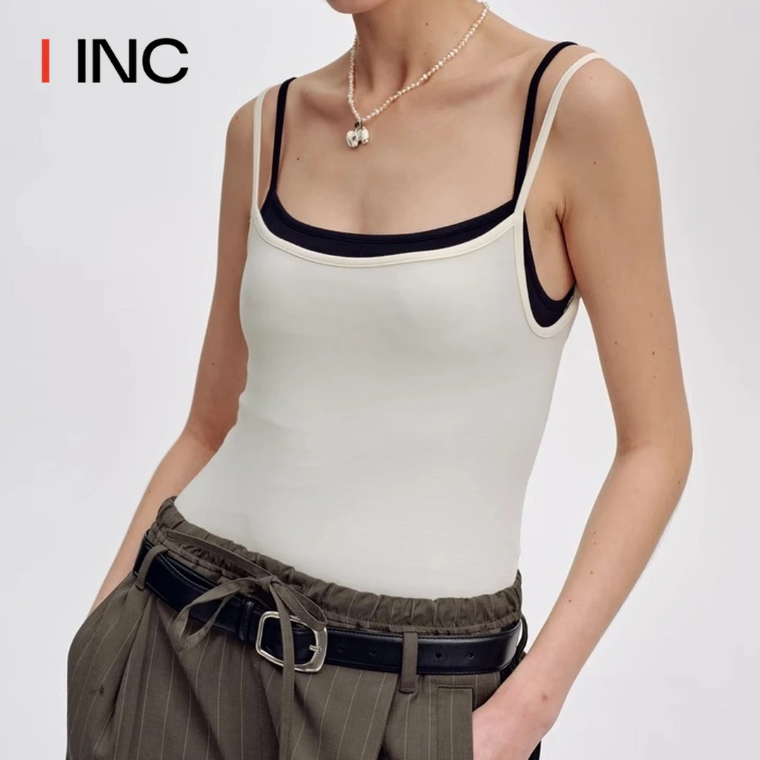 IINC SHORT SENTENCE  25SS  无缝修身吊带上衣春夏设计感无袖