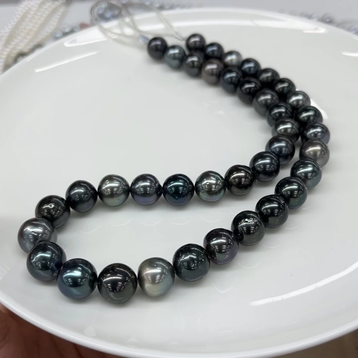 未镶嵌项链海水珍珠莫兰迪10-12m 25号