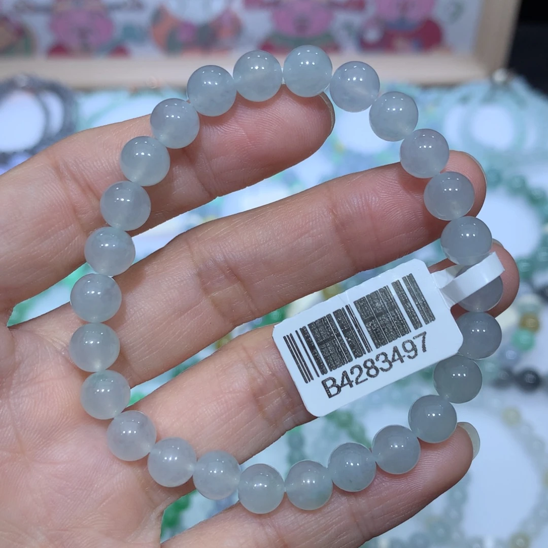 翡翠未镶嵌手链天然