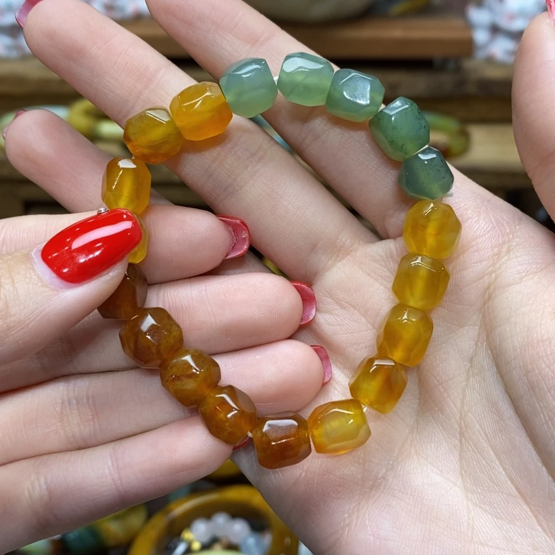 合金蛇纹石玉手串