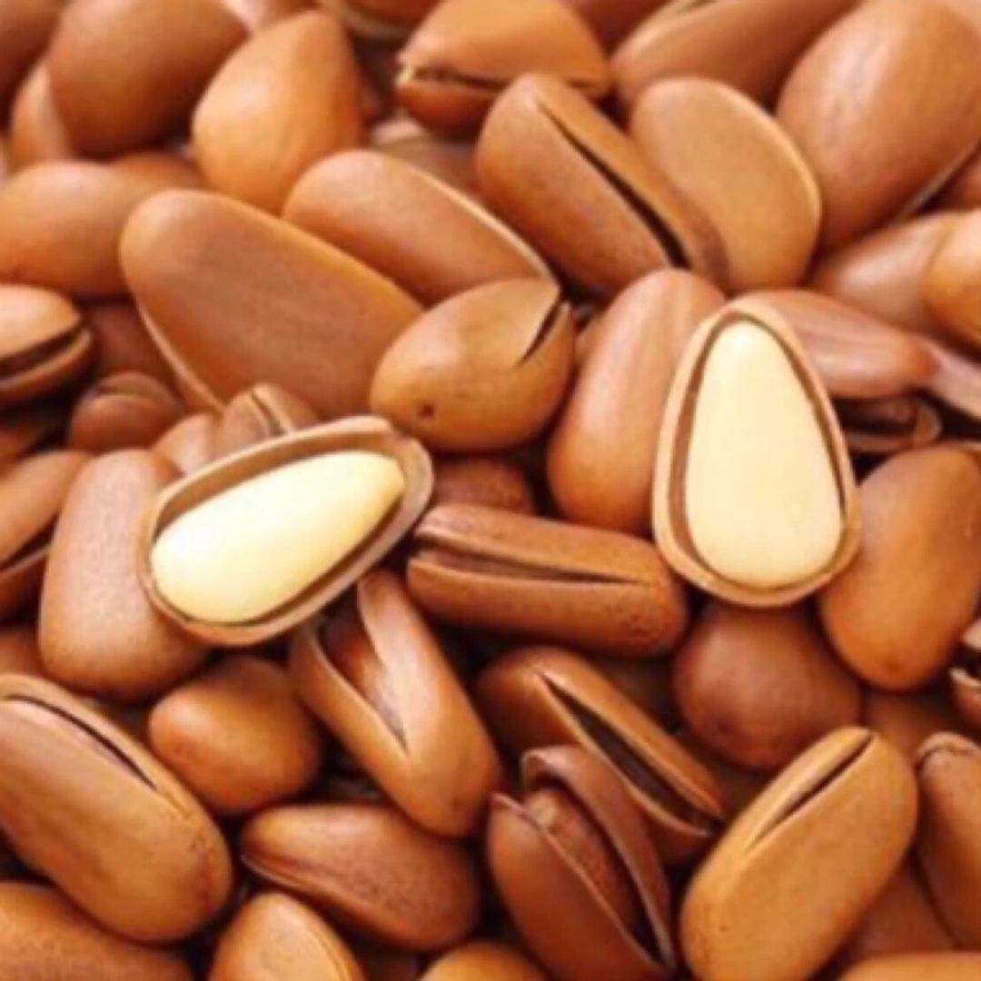 东北红松子，个个开口