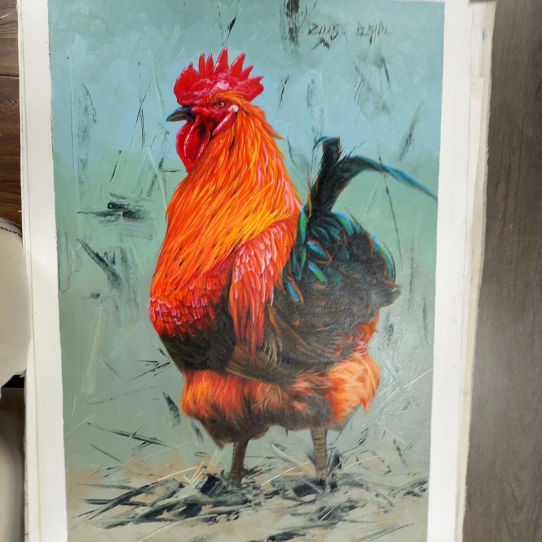 油画加油加油加油努力加油