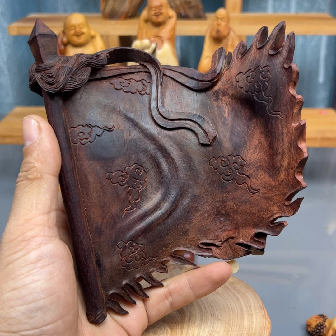 九***)木印度小叶紫檀木摆件