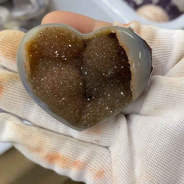 紫晶珠宝半成品未镶嵌