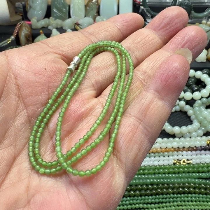 和田玉未镶嵌项链