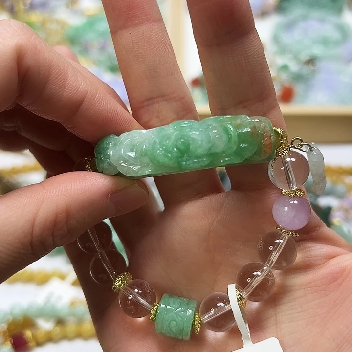 未镶嵌手链翡翠手牌