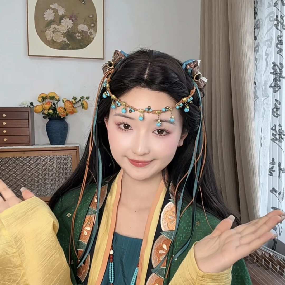 【驼铃】异域风国风发夹多层次蝴蝶结发饰头饰汉服弹簧夹