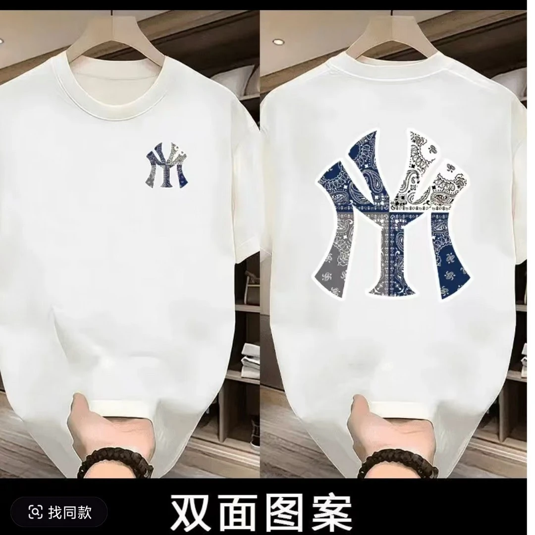 夏季潮牌T恤男女同款新款潮流时尚百搭上衣