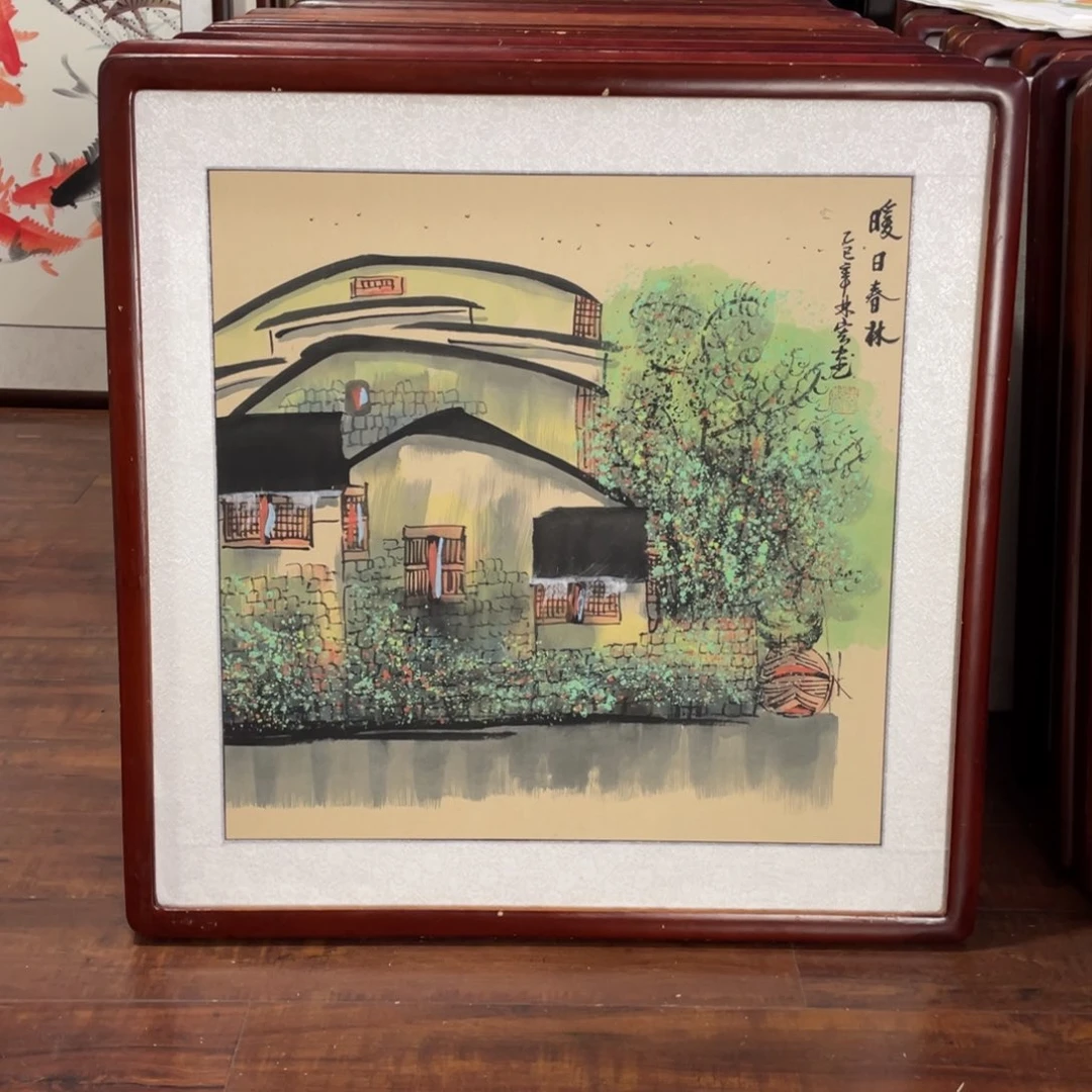 国画带框尺寸63*63厘米