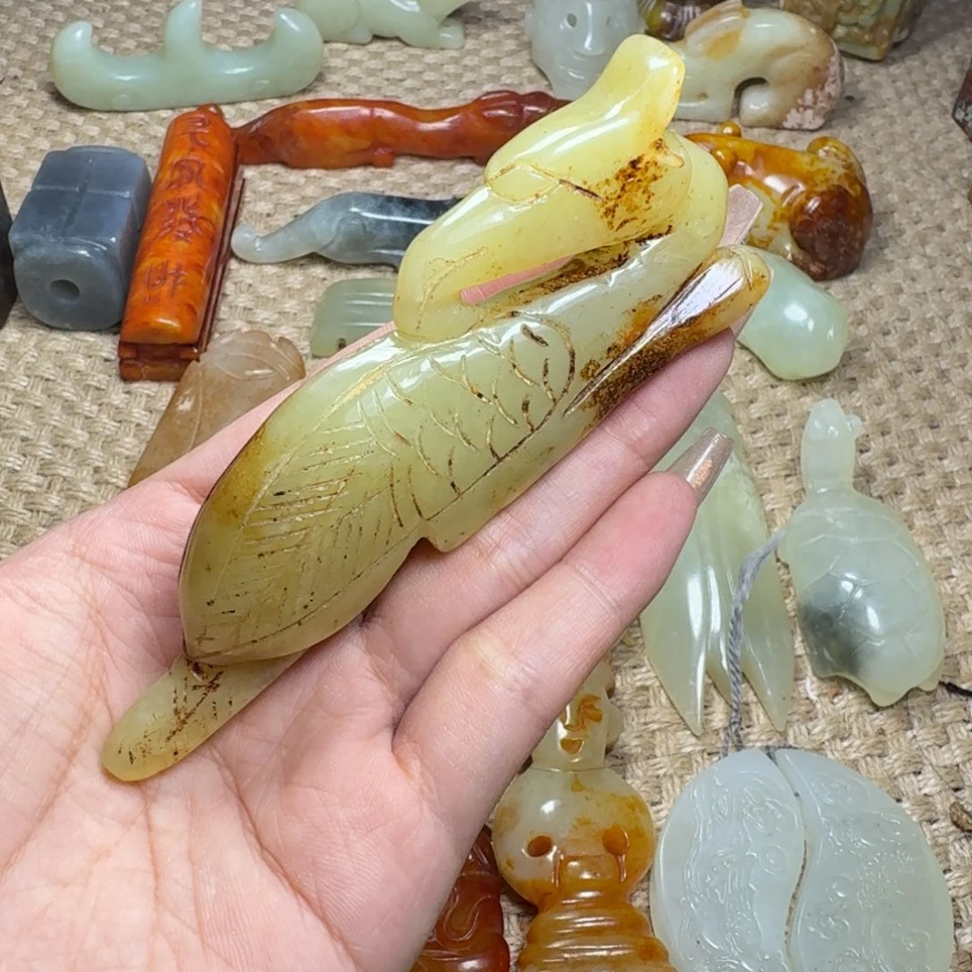 白玉菩提吊坠挂件