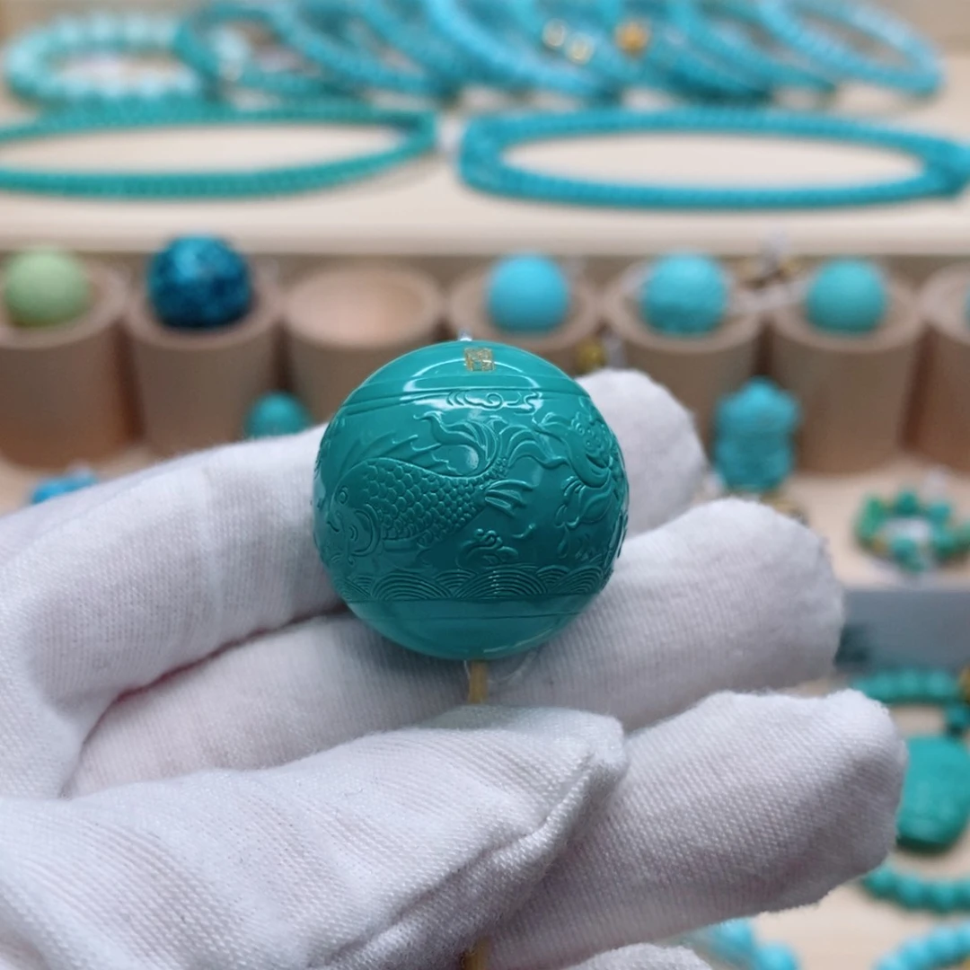 绿松石珠宝奇石未镶嵌