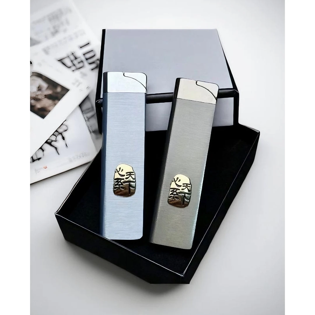 高档心系天下创意打火机个性怀旧绿色火焰点火器