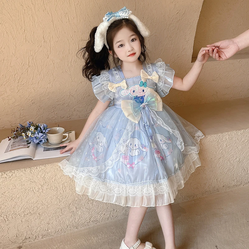 女童玉桂狗美乐蒂洛丽塔连衣裙夏装儿童小女孩3-6岁女宝公主裙
