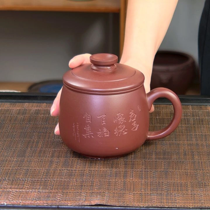茶杯紫砂高货放漏