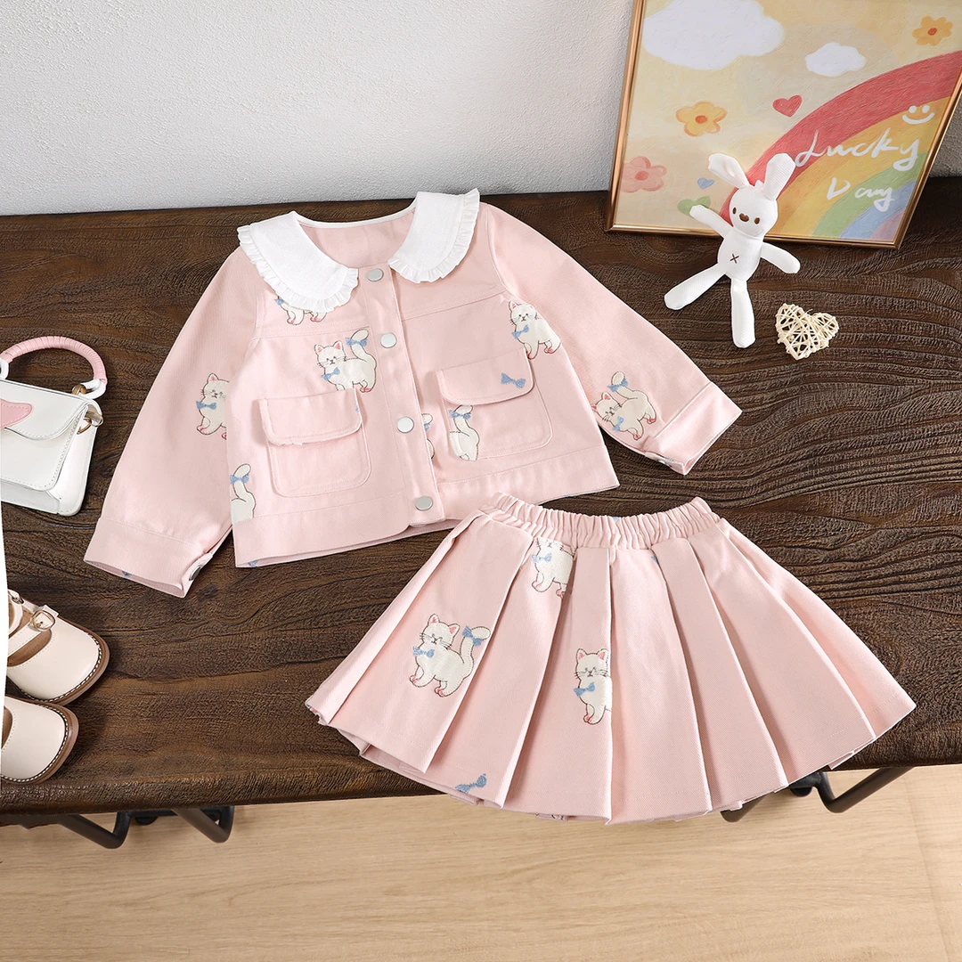 TC.KIDS福利款#62584品牌童装2025春夏新款女童舒适国风系列套装