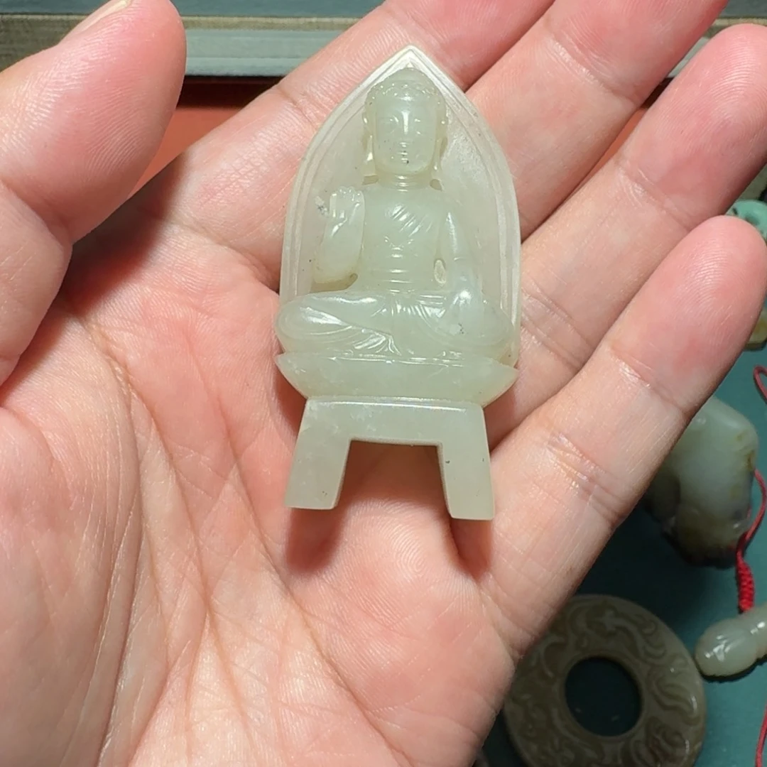 和田玉未镶嵌颈饰明***我