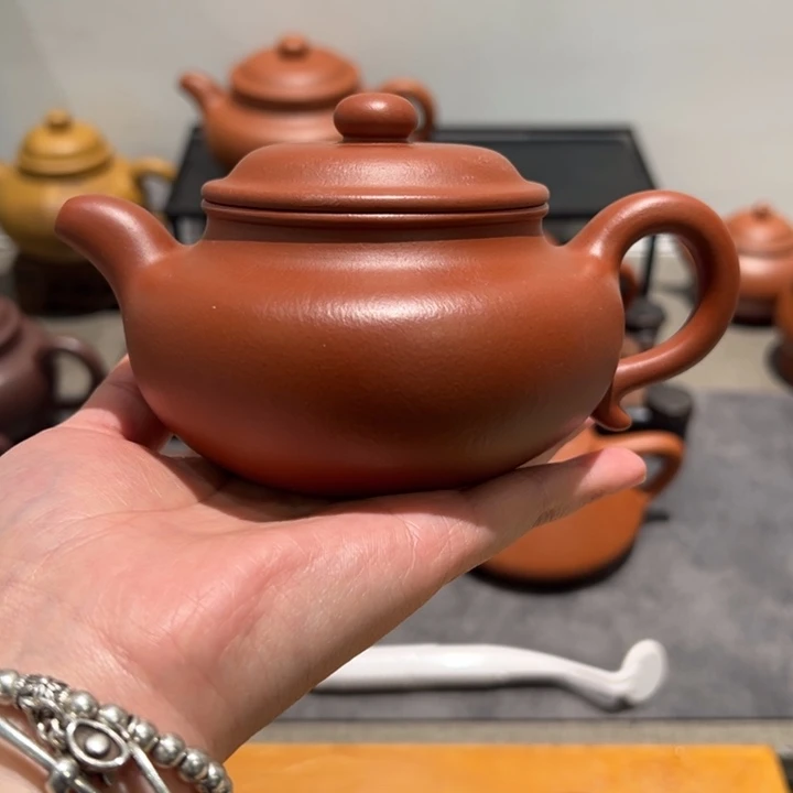 紫砂茶壶鸿*宜兴黄龙山紫砂壶