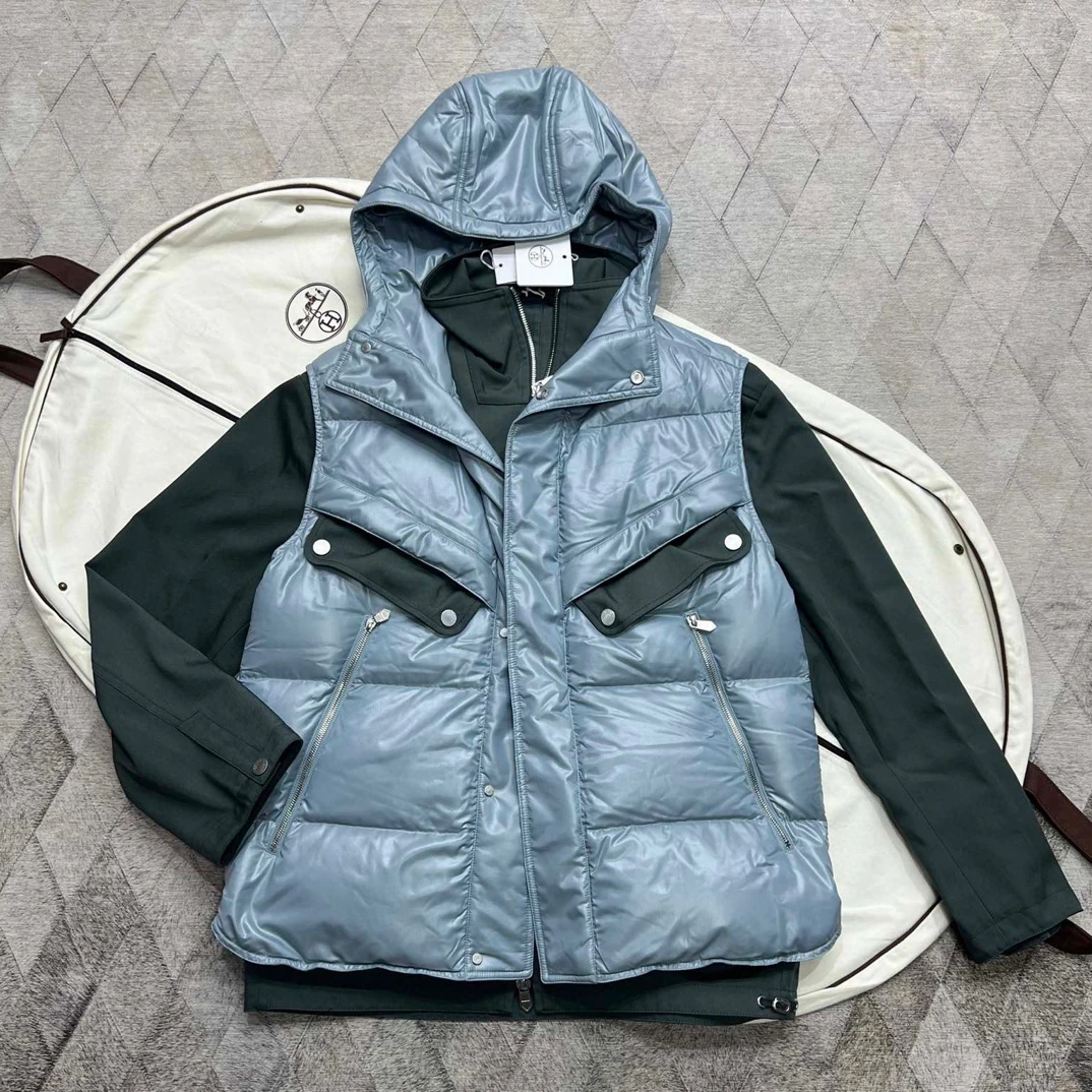 未使用 Hermes/爱马仕 123847 男款两件套羽绒马甲