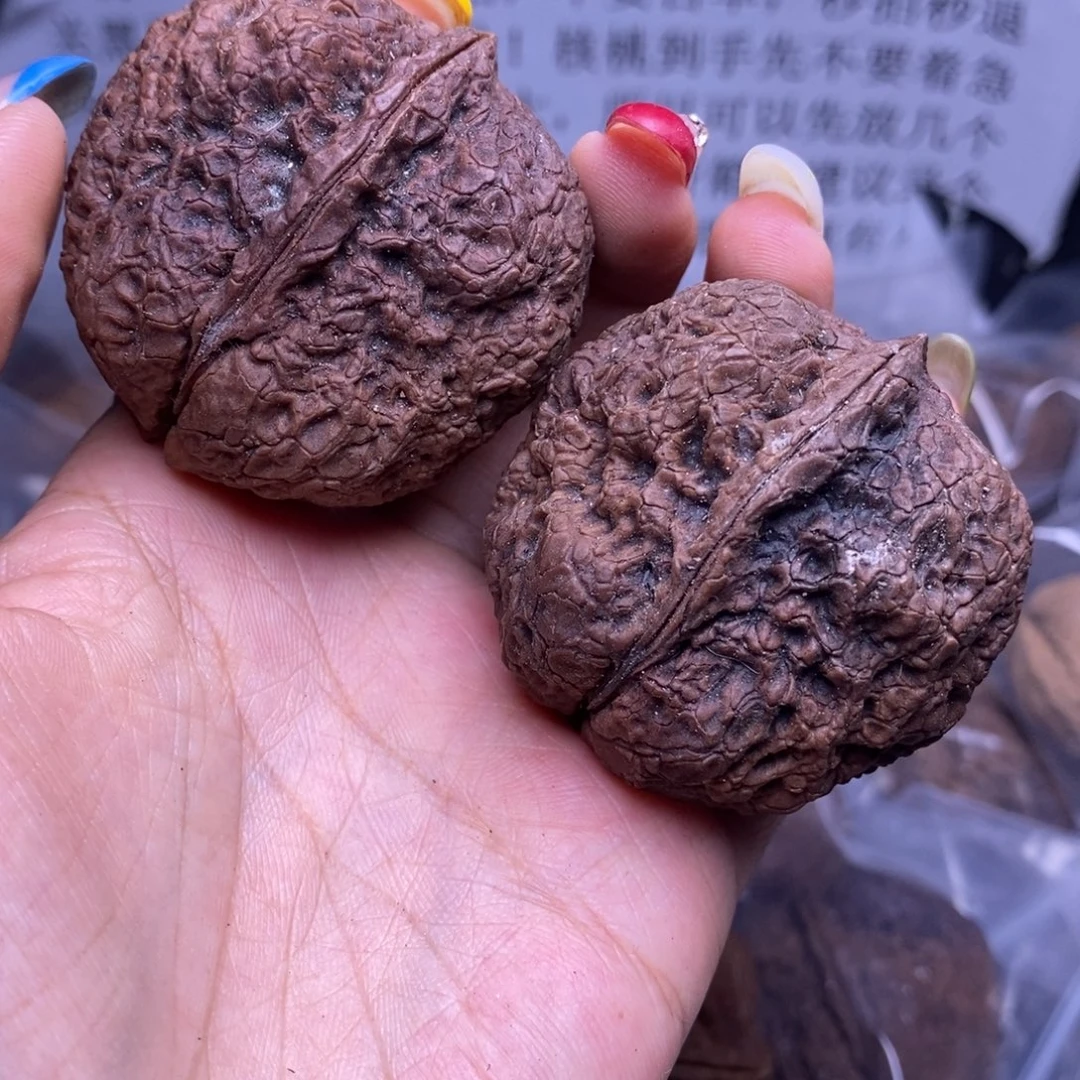 马***柜把件文玩核桃云南野生铁核桃28号47mm