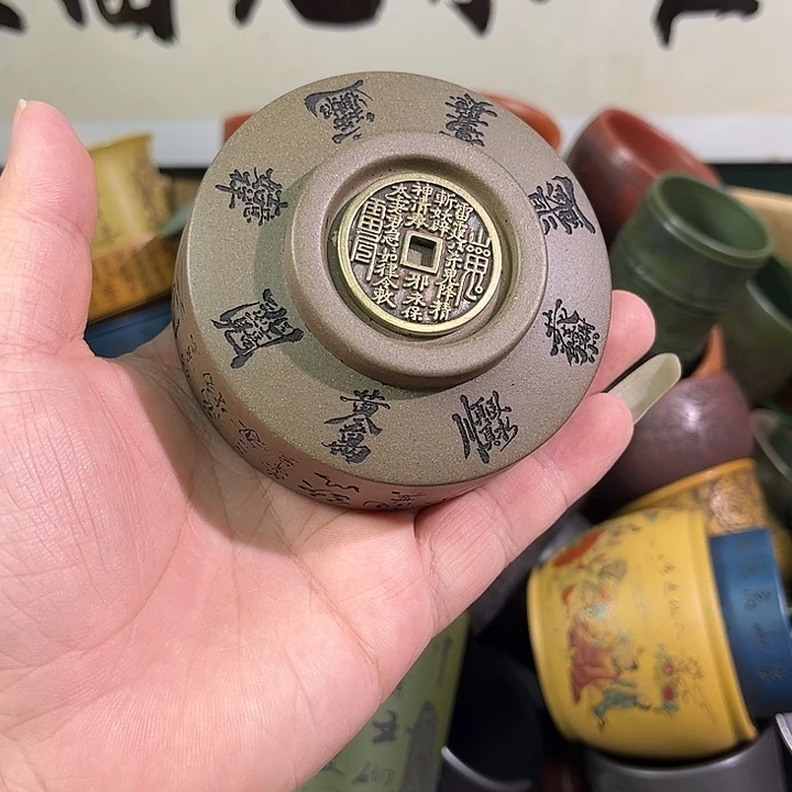 茶杯紫砂全手工紫砂主人杯