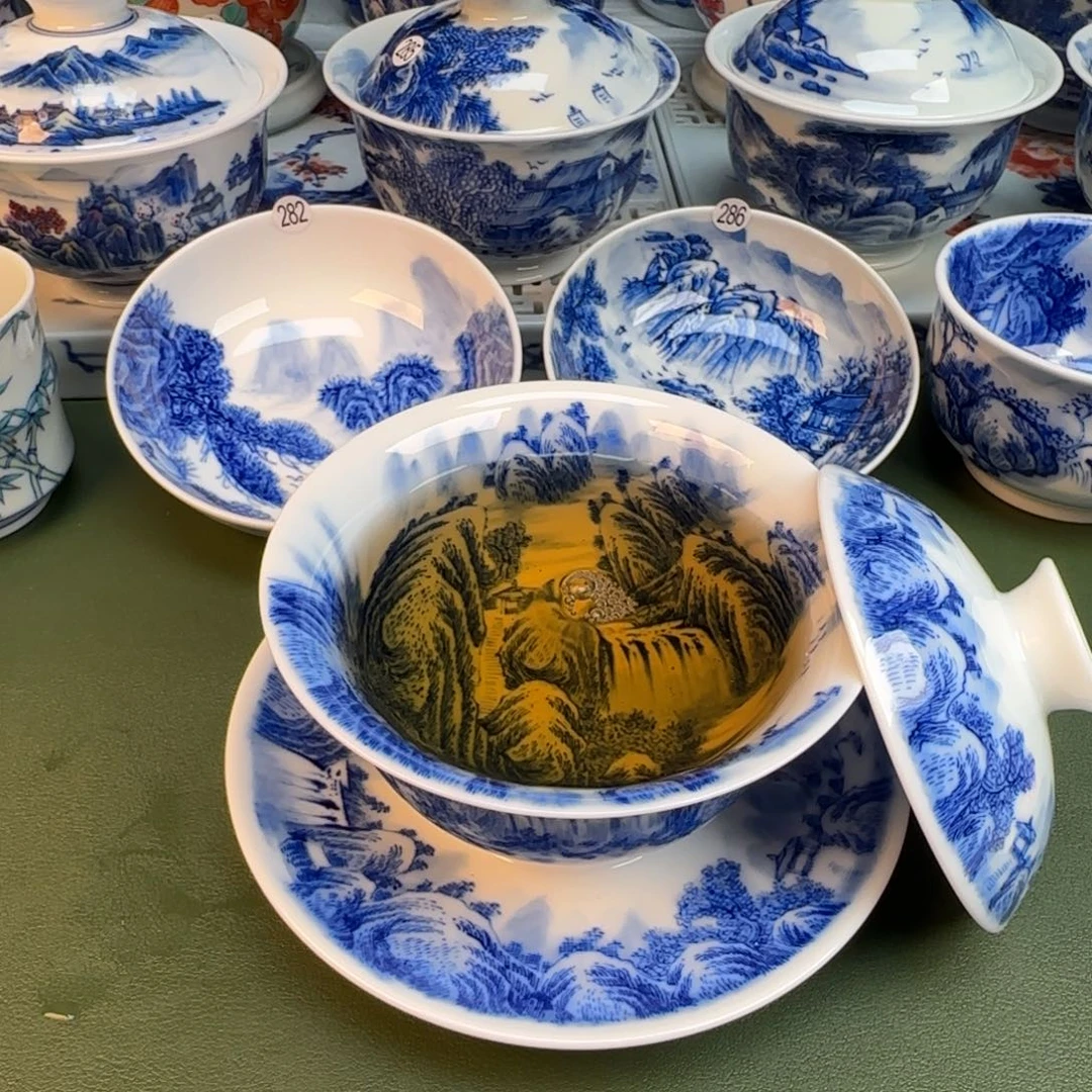 陶纯手工纯手绘茶具226