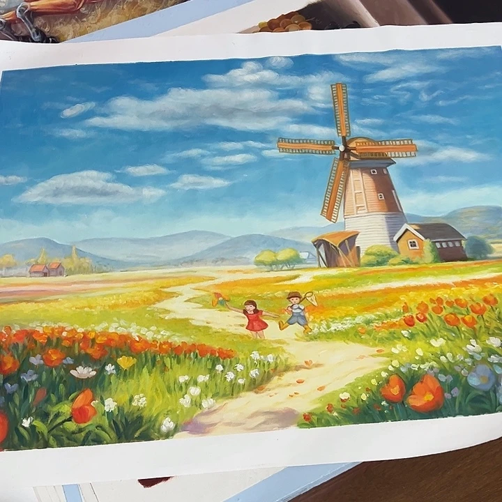 油画60*80手绘油画