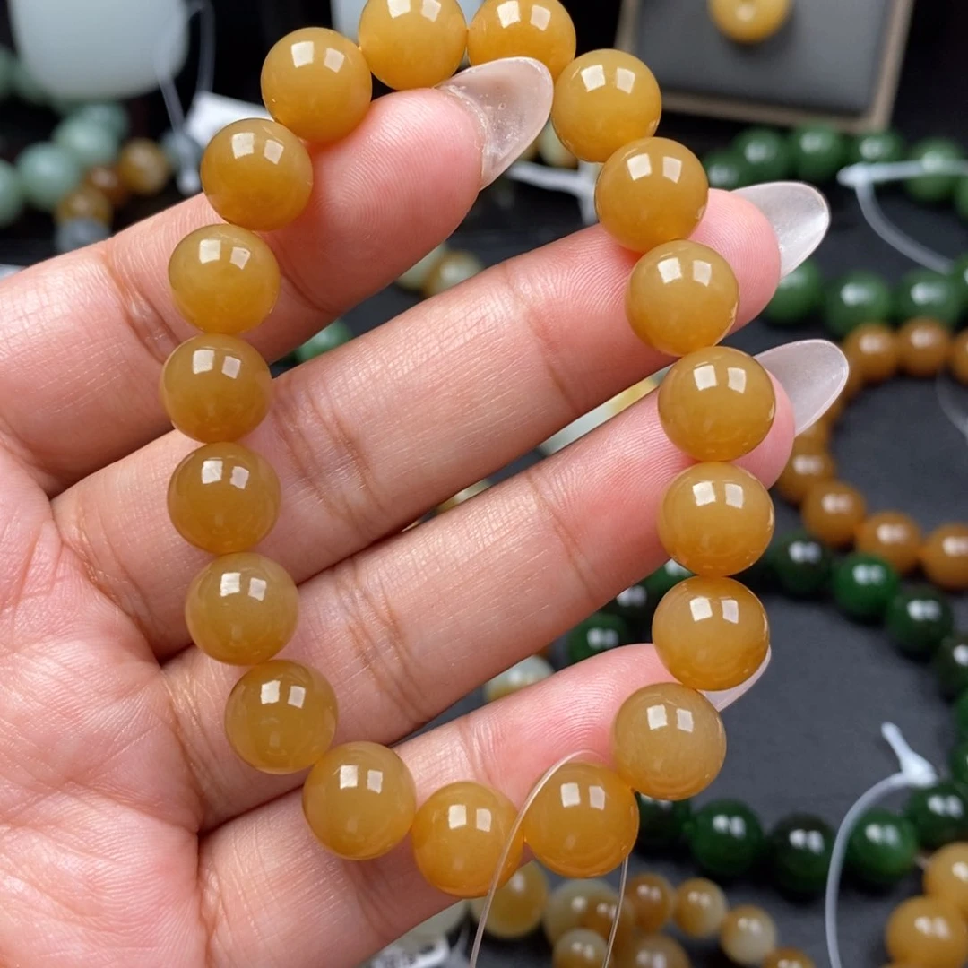 和田玉手串未镶嵌