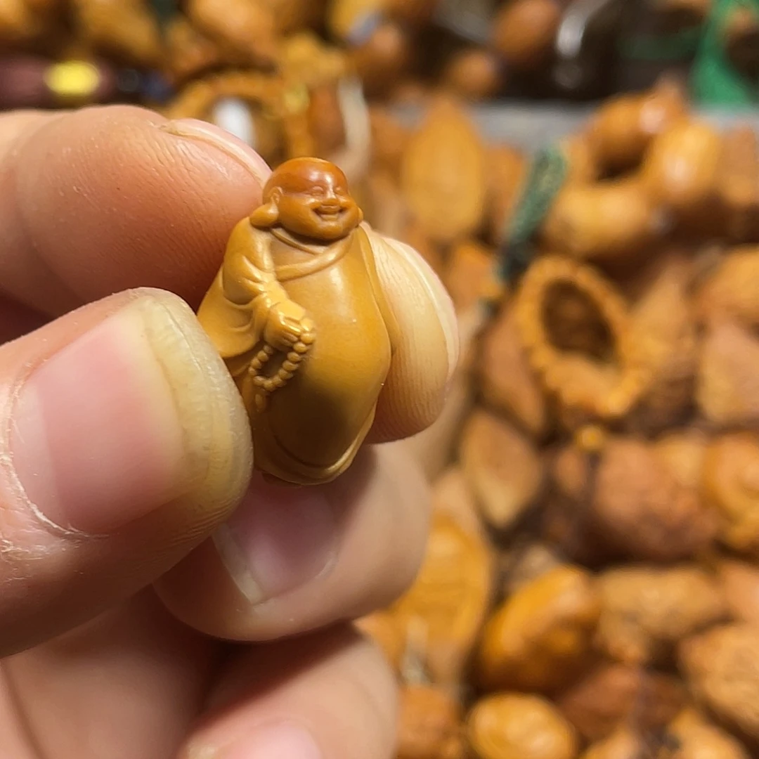 ༺***༻橄榄核手串/手链小弥勒083