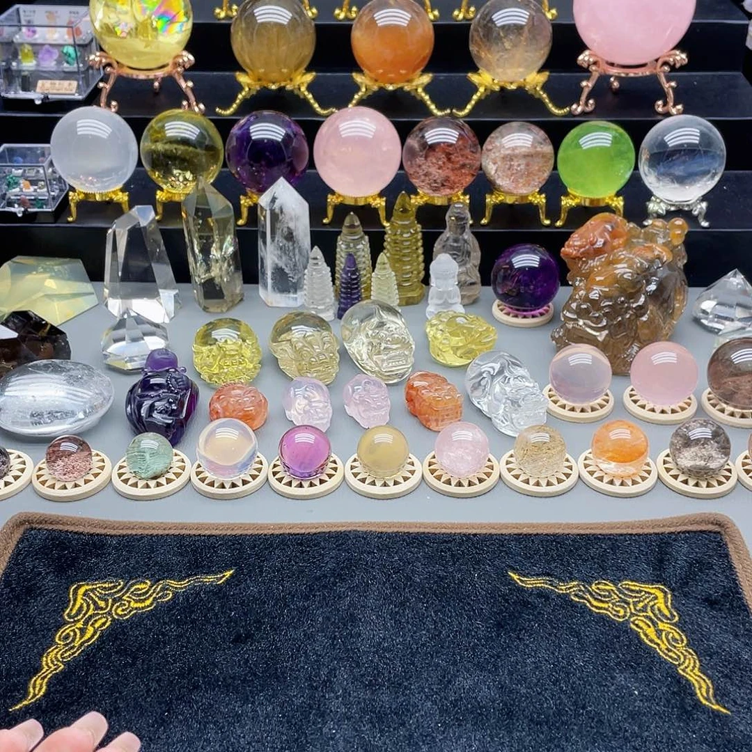 清***清未镶嵌珠宝半成品水晶