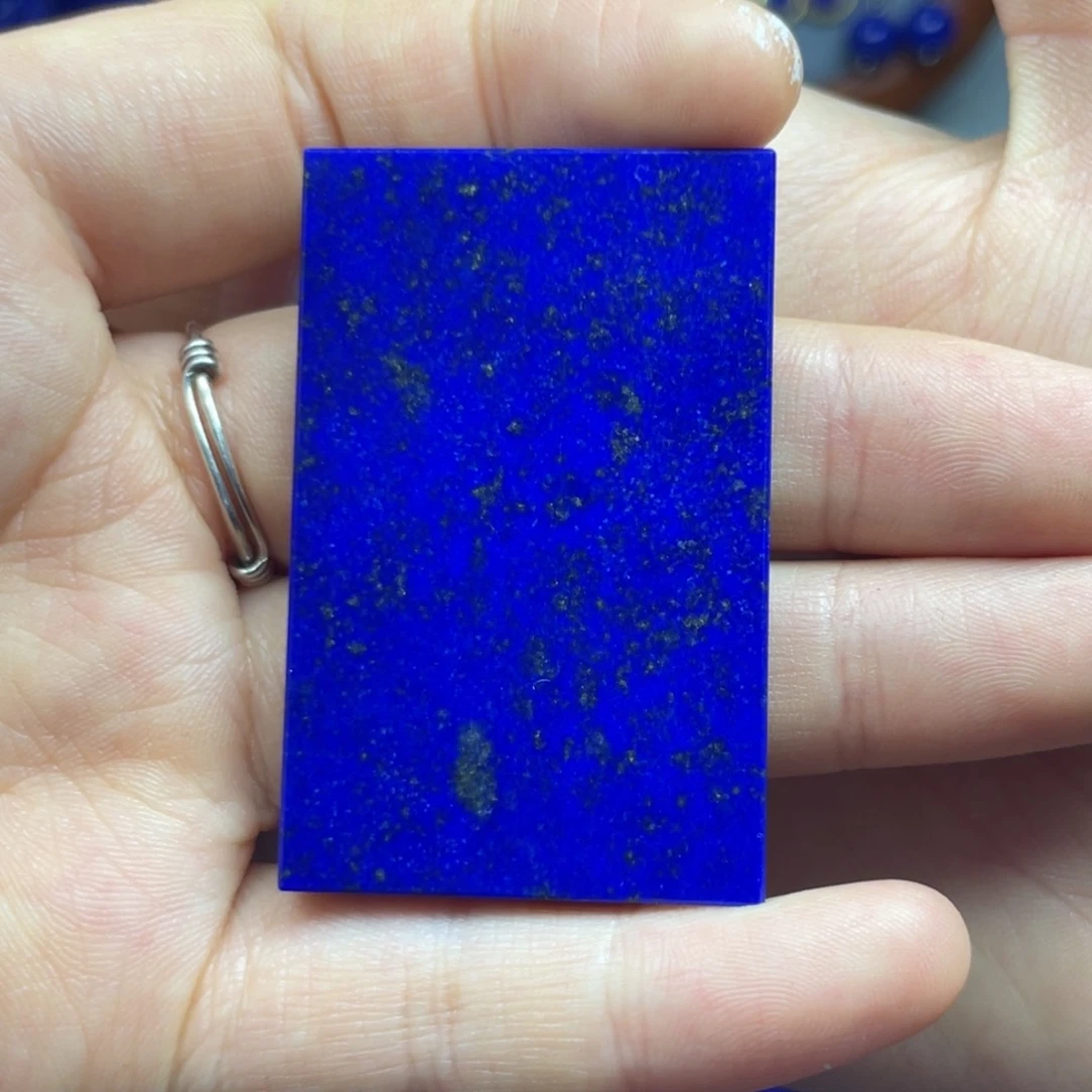 青金石未镶嵌无事牌