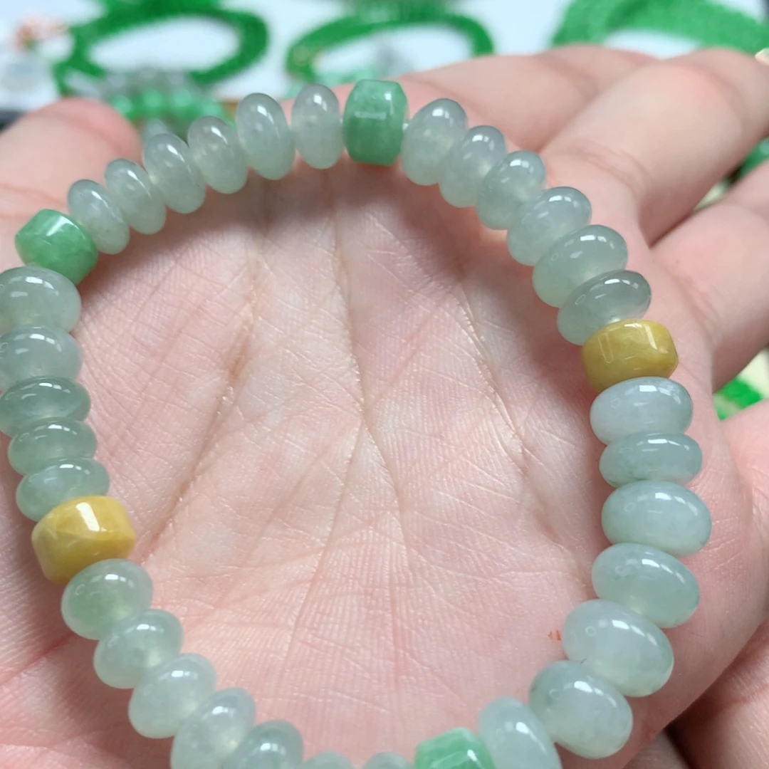 未镶嵌手链翡翠翡翠