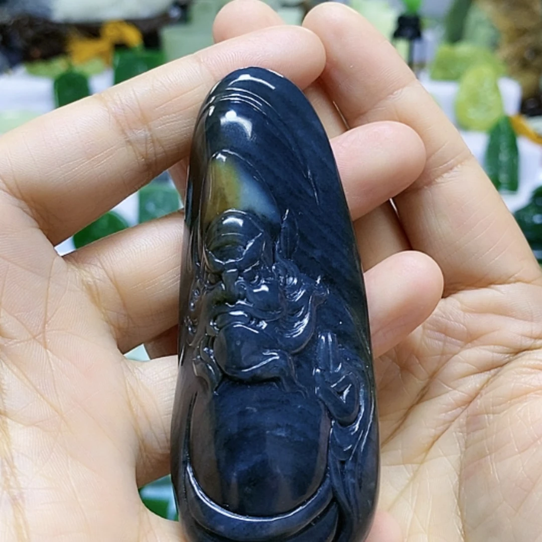 【闪购商品】和田玉未镶嵌把件0****9