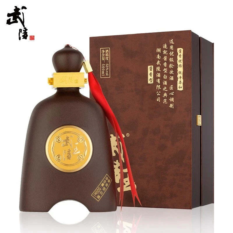 武陵酒武陵王武王 酱香型高度白酒 纯粮固态大曲 53度500ml*1瓶
