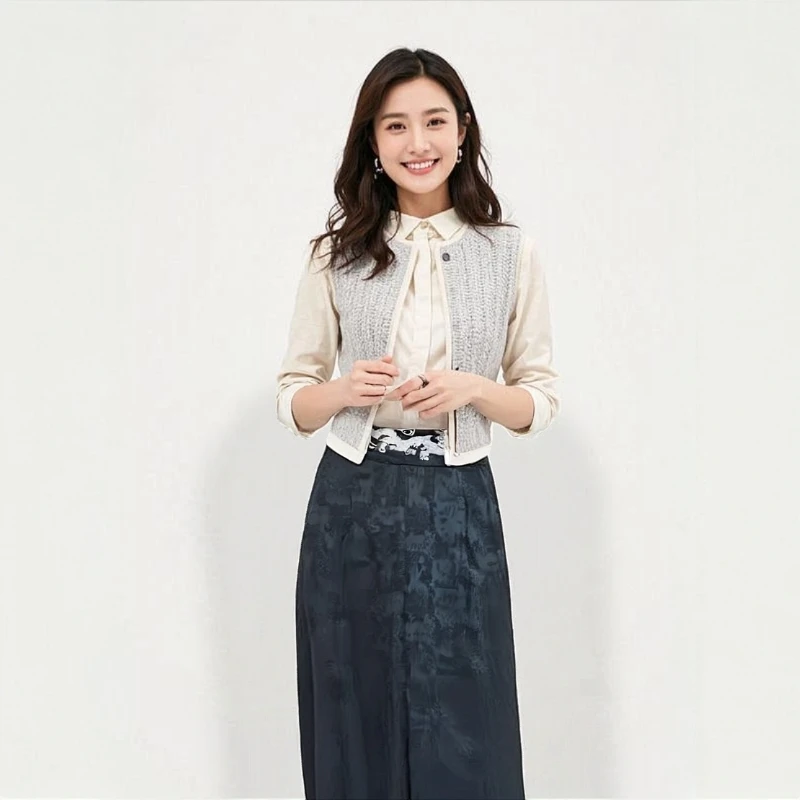 3663新中式女式国风刺绣休闲阔腿裤裤