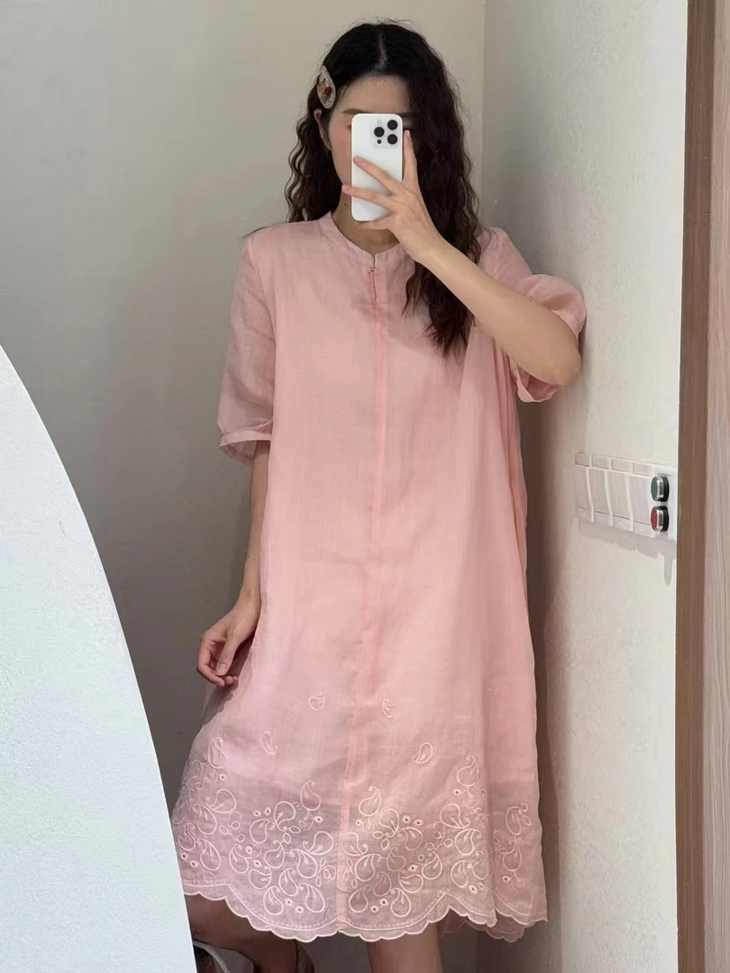 【原创设计】30298款爆款时尚显瘦长款女装夏季连衣裙