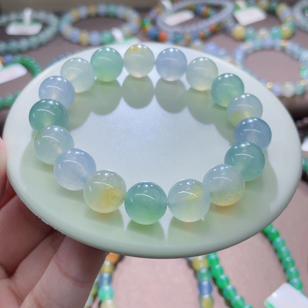 未镶嵌手链翡翠三彩卡11