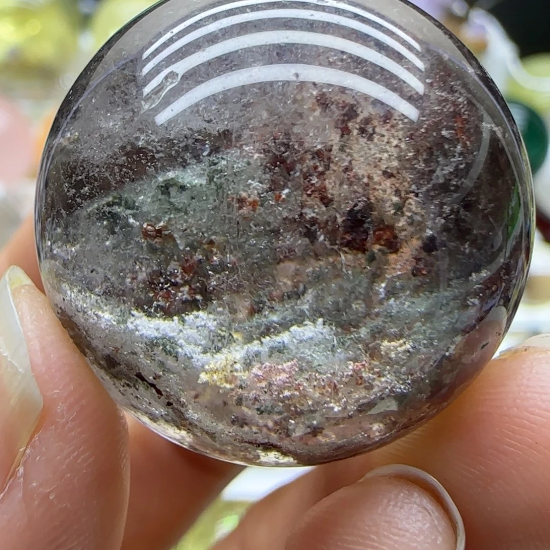 水晶未镶嵌珠宝半成品30.1mm