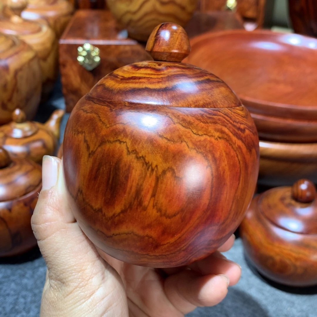 黄花梨/降香黄檀柱*越黄罐