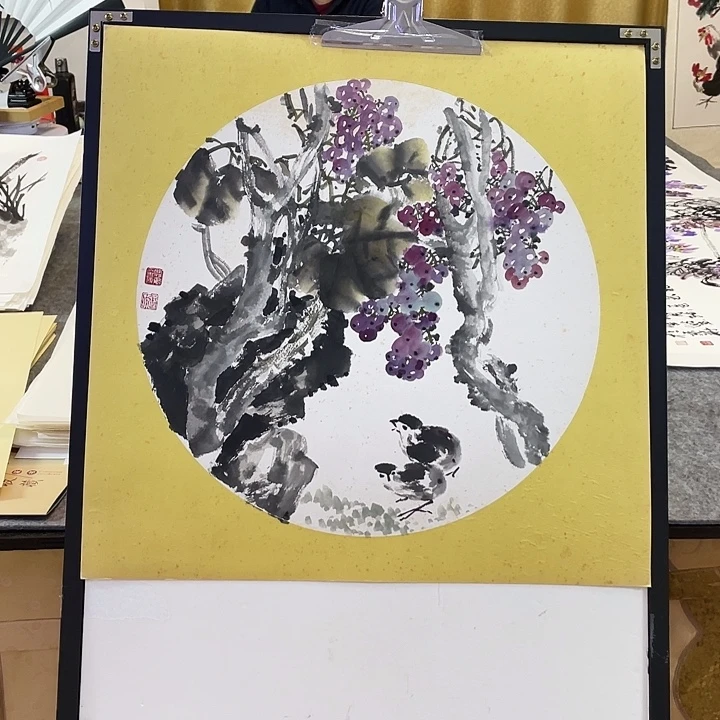 国画张圣敏先生纯手绘作品