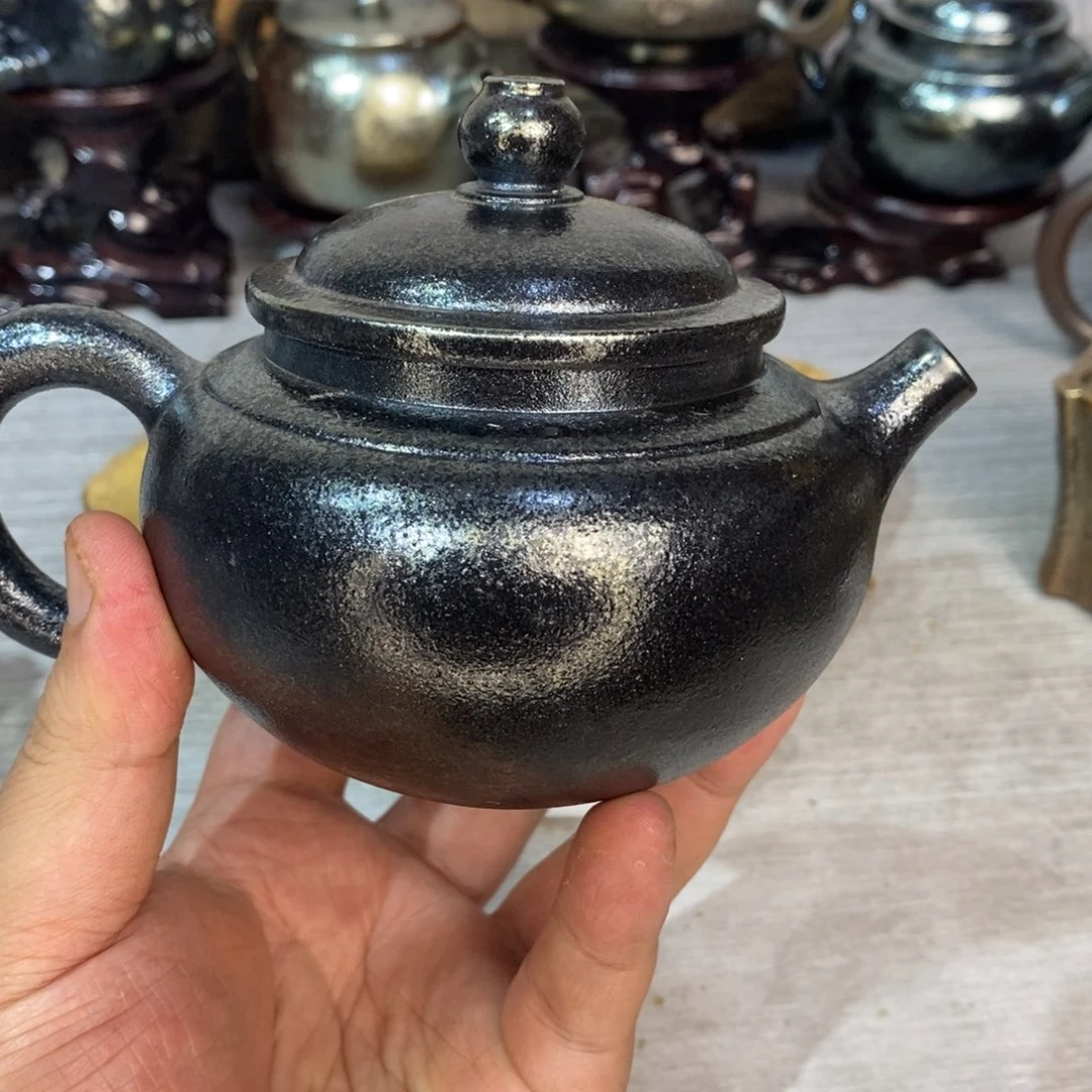九***临云南建水紫陶柴烧壶