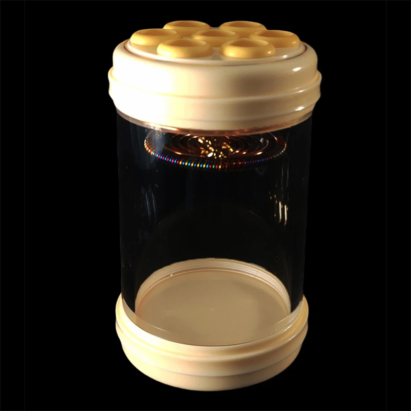 罐王•S106•七星密韵•迟鸣密胺七眼蝈蝈罐配紫铜青蛙簧60*105