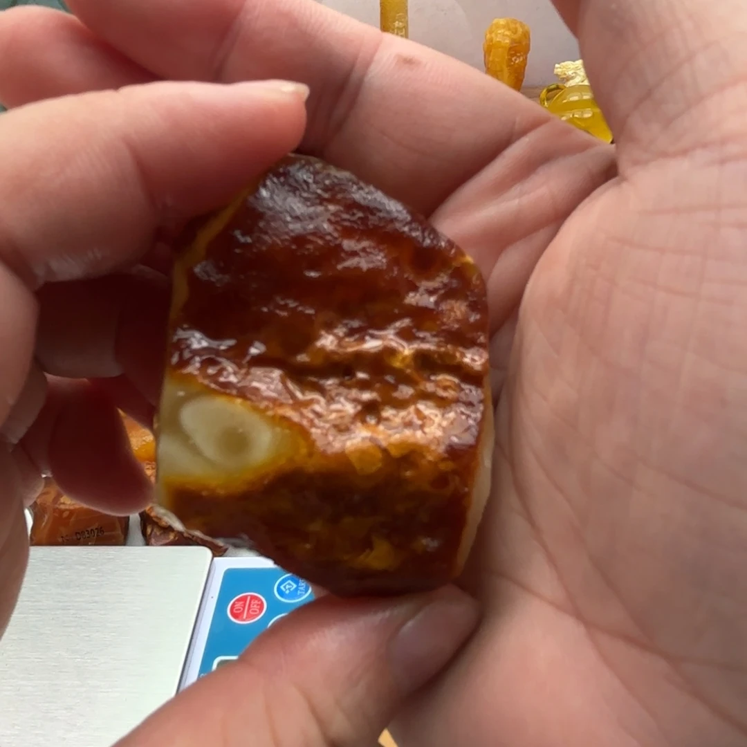 球***妈定制琥珀未镶嵌蜜蜡