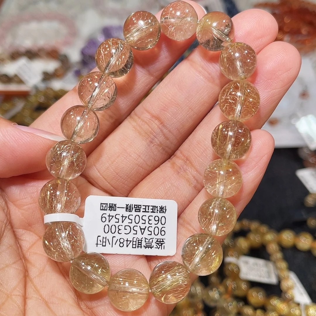 发晶未镶嵌手链维纳斯金发10m