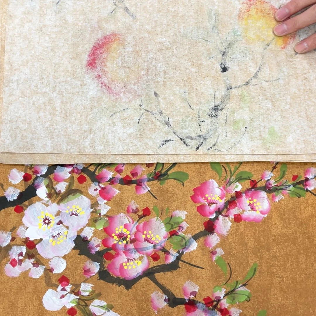 国画宣纸纯手绘字画